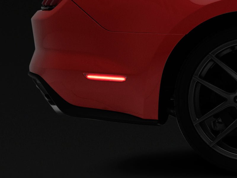Raxiom 15 - 22 Ford Mustang Axial Series LED Side Marker Lights Rear (Smoked) - My Store