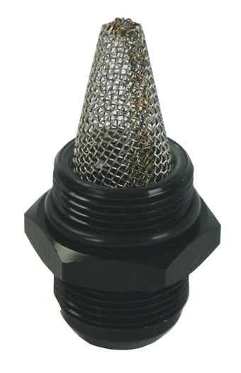 compare product Moroso Oil Filter Fitting -16An to -16An w/External Screen - Single