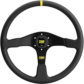 compare product OMP Velocita 380 Flat 380mm - Small Suede (Black)
