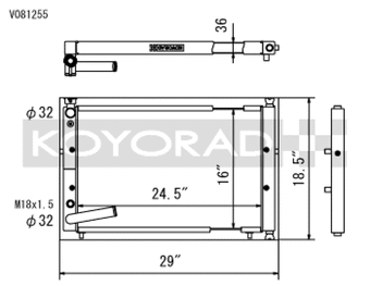 compare product Koyo 94-01 Acura Integra w/ K-Series Swaps (2.0/2.4L) Radiator