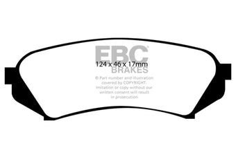 compare product EBC 98-07 Lexus LX470 4.7 Greenstuff Rear Brake Pads