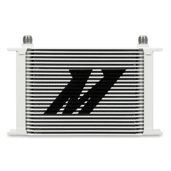 compare product Mishimoto Universal 25 Row Oil Cooler Kit - White