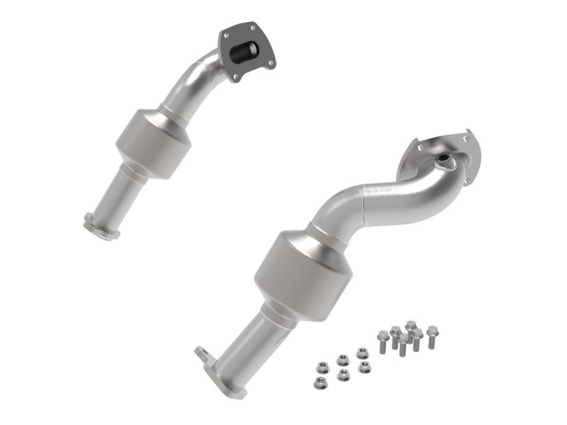 aFe Twisted Steel Down Pipe 409SS w/ Cat 16 - 17 Toyota Tacoma V6 - 3.5L - My Store