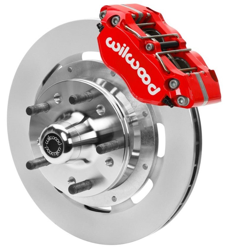 Wilwood 70 - 81 FBody/75 - 79 A&XBody Dynapro Frt Brk Kit 11.75in Rtr Red Caliper Use w/ ProDrop Spindle - My Store