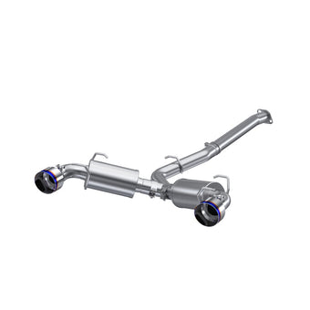 compare product MBRP 13-16 Subaru BRZ 2.0L/ 2.4L 3in Dual Split Rear Cat Back w/Burnt End Tips- T304