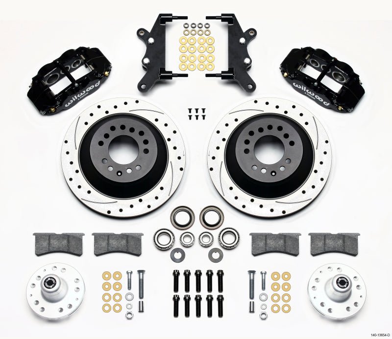 Wilwood Narrow Superlite 6R Front Hub & 1PC Rtr Kit 12.88in Drilled 60 - 68 Ford / Mercury Full Size - My Store
