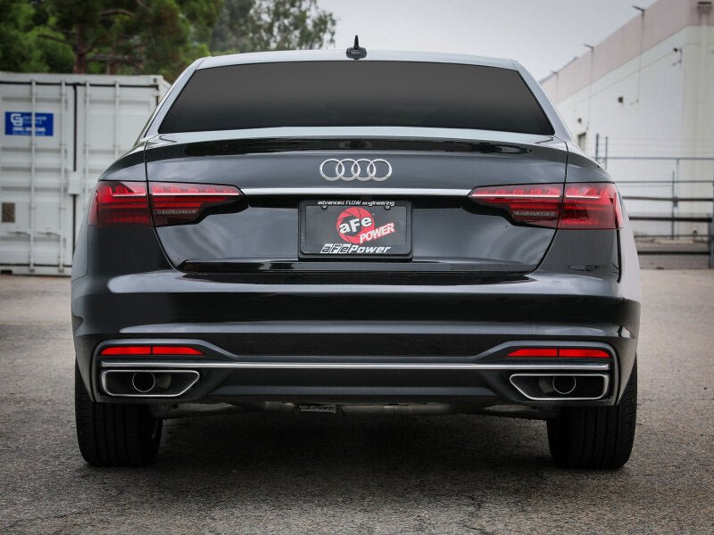 aFe 20 - 21 Audi A4 L4 - 2.0L (t) MACH Force - Xp 3in to 2 - 1/2in 304 SS Axle - Back Exhaust System - My Store