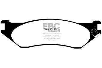 compare product EBC 04-06 Dodge Durango 3.7 Extra Duty Front Brake Pads