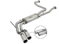 aFe Rebel Series 3in SS Cat - Back Exhaust System w/ Polished Tip 04 - 15 Nissan Titan V8 5.6L - My Store