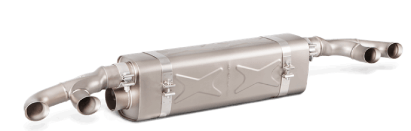 Akrapovic 16 - 17 Porsche 911 Turbo/Turbo S (991.2) Slip - On Line (Titanium) (Req. Tips/Diffuser) - My Store