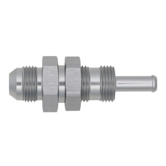 compare product DeatschWerks 8AN Male Flare to Straight 5/16in Single Hose Barb - Anodized DW Titanium