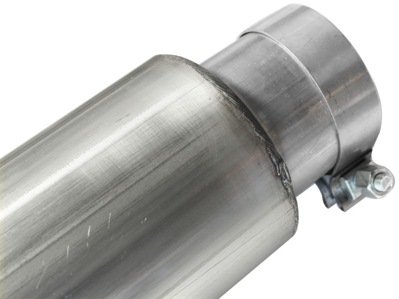 aFe MACHForce XP 5in DPF - Back Stainless Steel Exh Sys, polished tip,Ford Diesel Trucks 08 - 10 V8 - 6.4L - My Store
