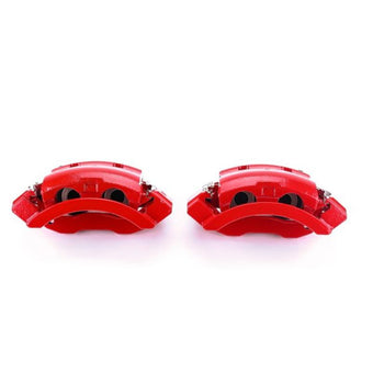 compare product Power Stop 2007 Ford E-150 Rear Red Calipers w/Brackets - Pair