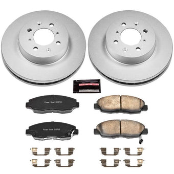 compare product Power Stop 96-05 Honda Civic Front Z17 Evolution Geomet Coated Brake Kit