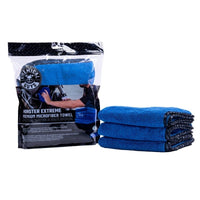 Chemical Guys Monster Extreme Thickness Premium Microfiber Towel - 16in x 16in - Blue - 3 Pack - My Store