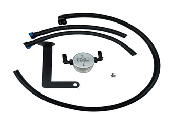 compare product J&L 10-15 Chevrolet Camaro LS3 6.2L Passenger Side Oil Separator 3.0 - Clear Anodized