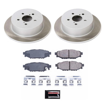 compare product Power Stop 05-09 Subaru Outback Rear Semi-Coated Rotor Kit
