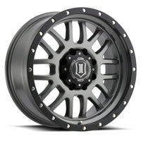 ICON Alpha 20x9 8x170 0mm Offset 5in BS 125.2mm Bore Gun Metal Wheel - My Store