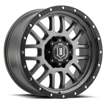 compare product ICON Alpha 20x9 8x170 0mm Offset 5in BS 125.2mm Bore Gun Metal Wheel