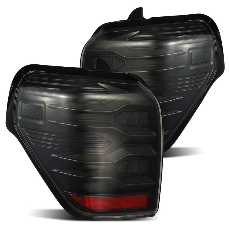 AlphaRex 10 - 21 Toyota 4Runner LUXX LED Taillights Alpha Blk w/Activ Light/Seq Signal - My Store