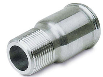 compare product Moroso Electric Water Pump Hose Adapter - 1in NPT to 1-3/4in Hose