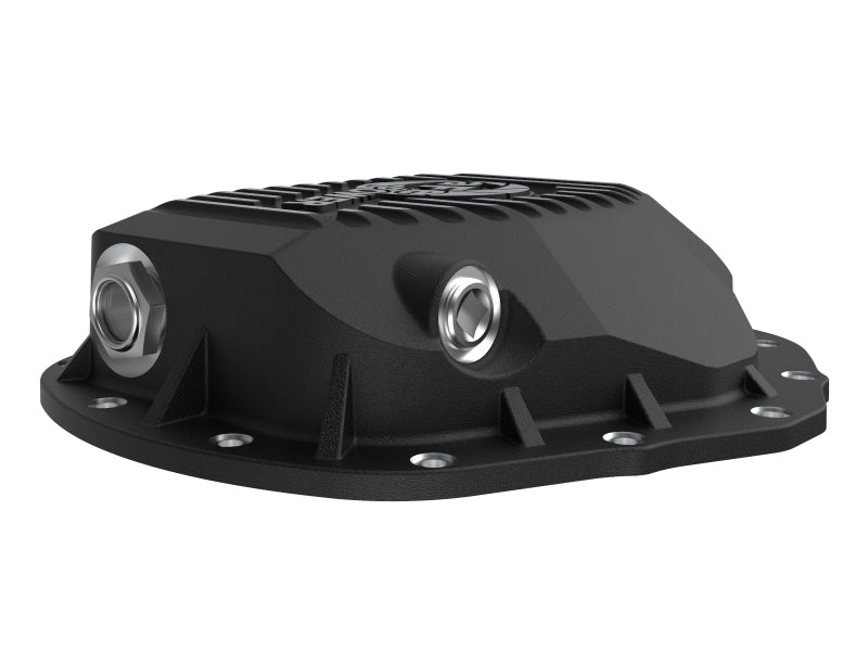 aFe 2020 Chevrolet Silverado 2500 HD Rear Differential Cover Black ; Pro Series w/ Machined Fins - My Store
