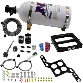 compare product Nitrous Express 4500 RNC Conventional Nitrous Plate Kit w/.375in Solenoid w/10lb Bottle