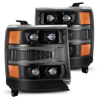 AlphaRex 16 - 18 Chevy 1500HD NOVA - Series LED Proj Headlghts Alpha BK Atv Lgt/SeqSig & DRL(Req 810023) - My Store