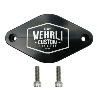 compare product Wehrli 11-16 Chevrolet 6.6L LML Duramax Turbo Resonator Billet Block Off Plate