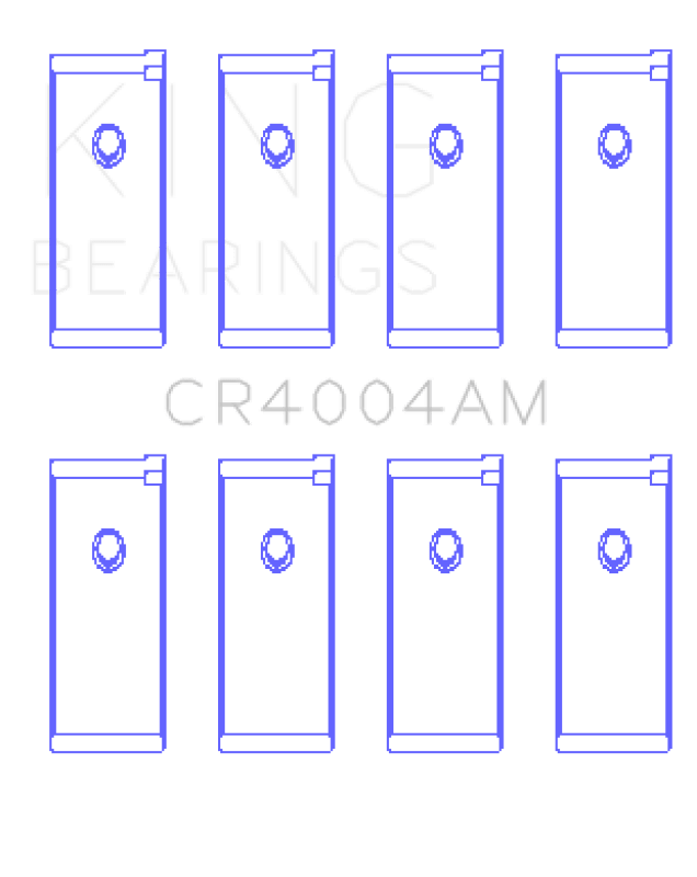 King Engine Bearings Isuzu 4Xc1/4Xc1T (Size +0.75mm) Connecting Rod Bearing Set - My Store