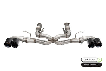 compare product Corsa 20-25 Chevrolet Corvette C8 RWD 3in Xtreme Cat-Back Exhaust w/4.5in Carbon Fiber Black PVD Tip