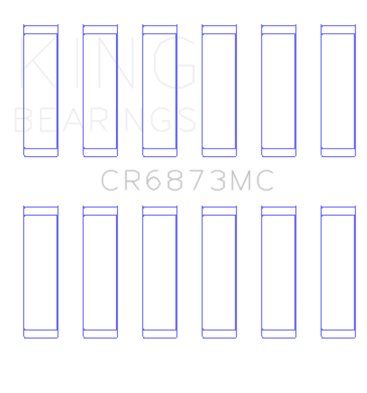 King Engine Bearings Toyota 2GR - FE / 3GR - FE Connecting Rod Bearing Set - My Store