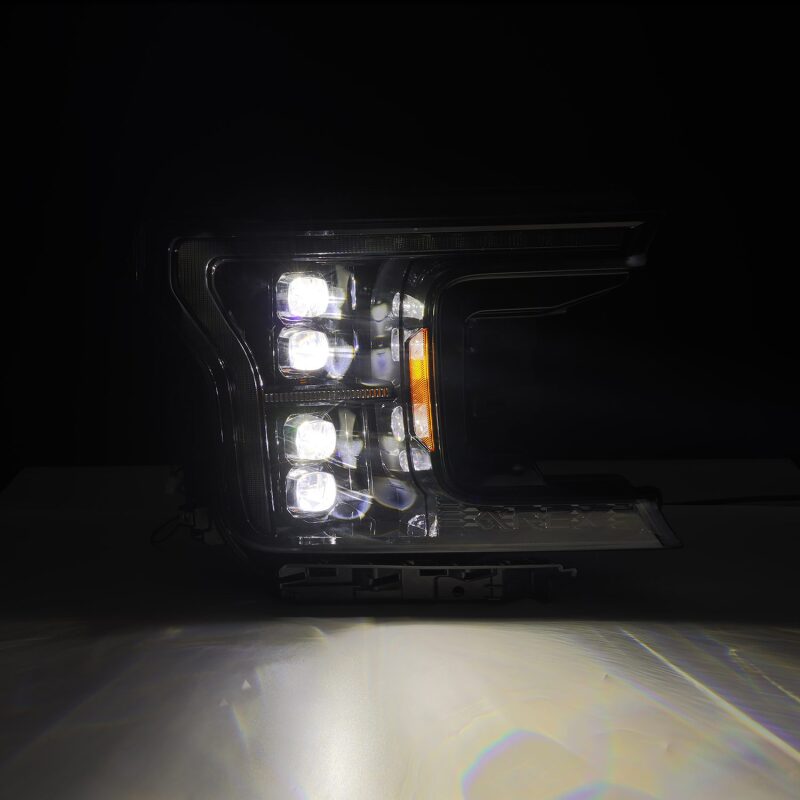 AlphaRex 18 - 20 Ford F - 150 NOVA LED Proj Headlight Alpha Blk (14th Gen G2 Style) - My Store