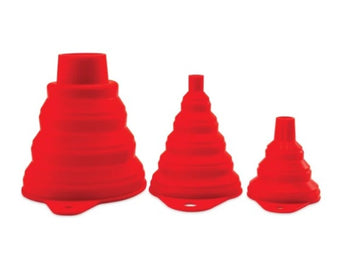 compare product Griots Garage Collapsible Silicone Funnels - Set of 3