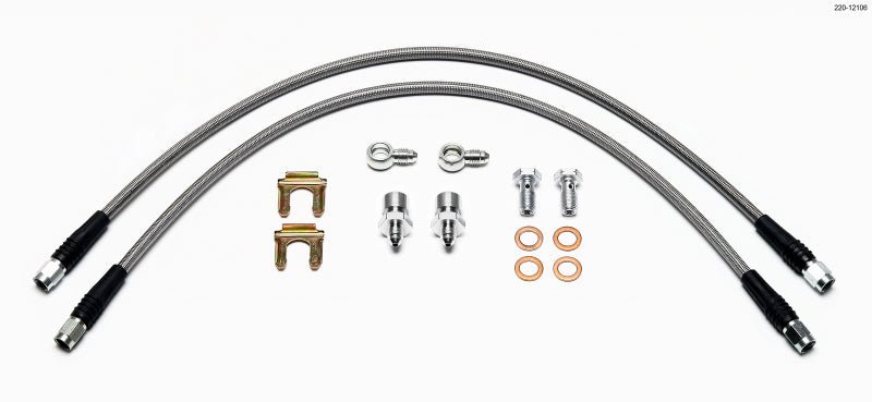Wilwood Flexline Kit D52 Caliper 22in w/ Banjo 10mm - 3/8 - 24 Chassis - My Store