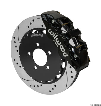 compare product Wilwood AERO6 Front Big Brake Kit 14.00in Black 03-11 Crown Victoria