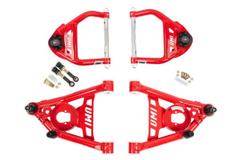 compare product UMI Performance 64-72 GM A-Body Tubular Upper & Lower Front A-Arm Kit- Delrin Bushings