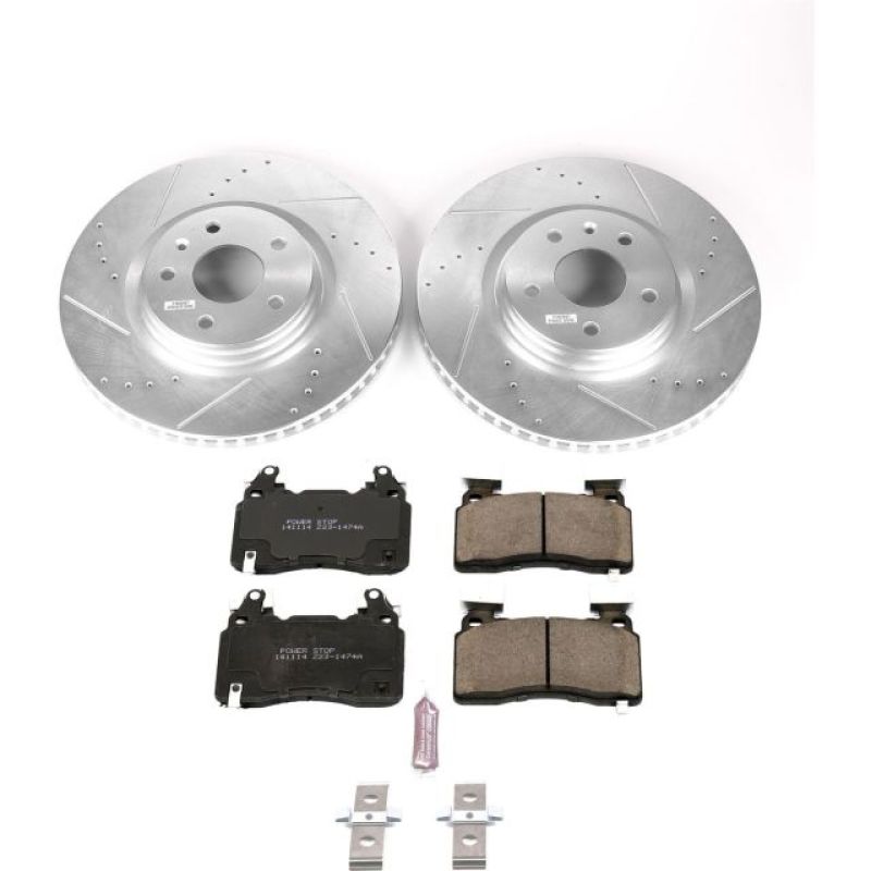 Power Stop 14 - 19 Chevrolet Corvette Front Z23 Evolution Sport Brake Kit - My Store