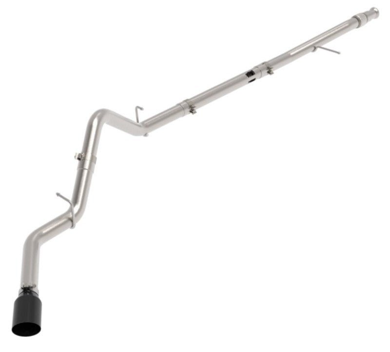 aFe Large Bore - HD 3in 409SS DPF - Back 20 - 21 GM Trucks L6 - 3.0L (td) LM2 - Black Tip - My Store