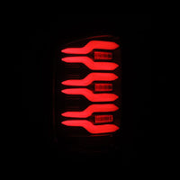 AlphaRex 14 - 18 Chevrolet Silverado Luxx - Series LED Tail Lights Black w/Activ Light/Seq Signal - My Store