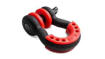 compare product Body Armor 4x4 3/4in Black D-Ring with Red Isolators Single