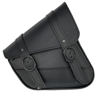 compare product Willie & Max HD Sportsters,Custom Hard Tails Black Jack Swingarm Bag Dual Shock w/Blk Buckle - Black
