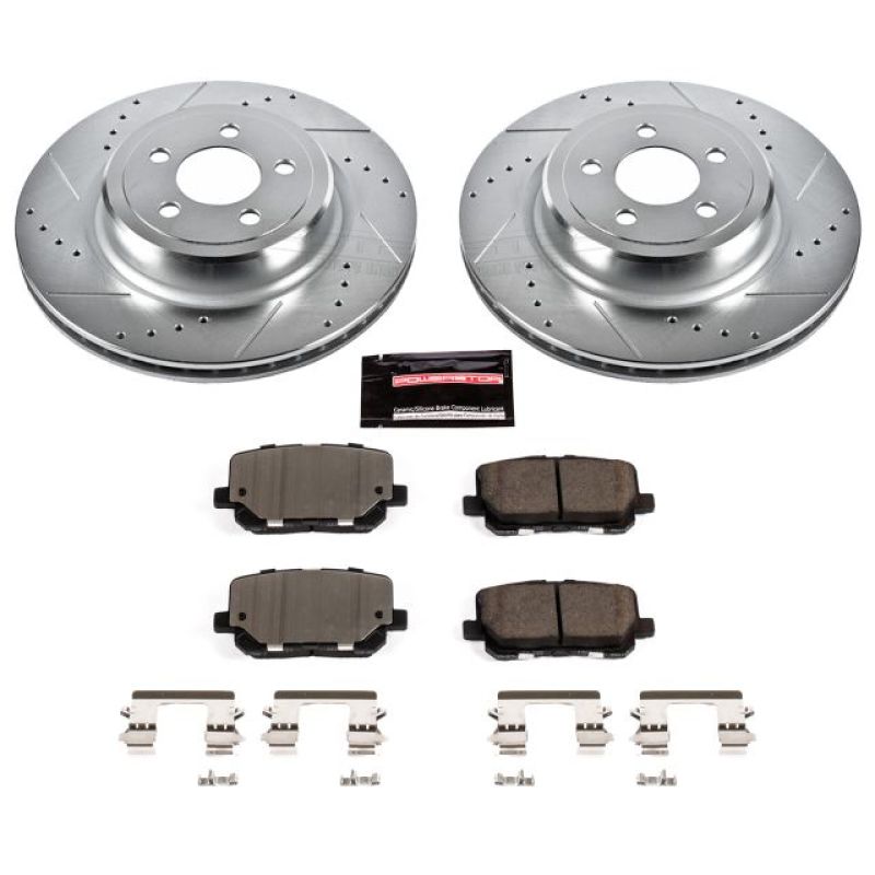 Power Stop 14 - 19 Dodge Charger Rear Z23 Evolution Sport Brake Kit - My Store