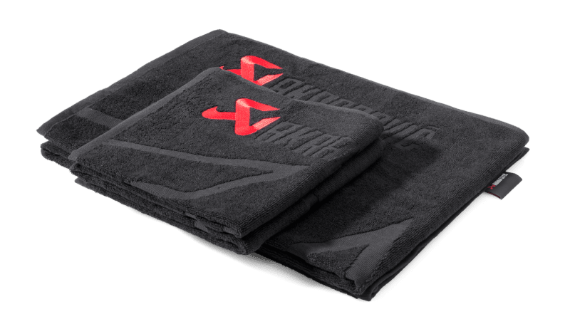 Akrapovic Towel Set - Black w/ Red Logo - My Store