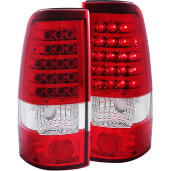 compare product ANZO 1999-2007 Chevrolet Silverado 1500 LED Taillights Red/Clear