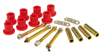 compare product Prothane 87-96 Jeep YJ Front or Rear Frame Shackle Bushings - Red