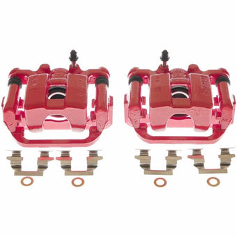 compare product Power Stop 17-19 Nissan Leaf Rear Red Calipers - Pair