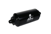Aeromotive In - Line Filter - (AN - 6 Male) 10 Micron Fabric Element Bright Dip Black Finish - My Store