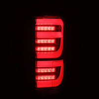 AlphaRex 15 - 20 Ford F - 150 Luxx LED Tail Lights (Pair) Black/Red (Not For Blind Spot Sensor Models) - My Store