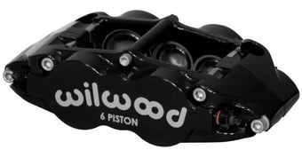 compare product Wilwood Caliper-Narrow Superlite 6R-LH - Black 1.38/1.12/1.12in Pistons 1.10in Disc